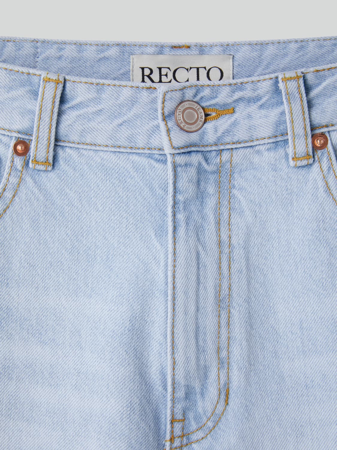 렉토 라이트워시드 플레어 데님 상품이미지4