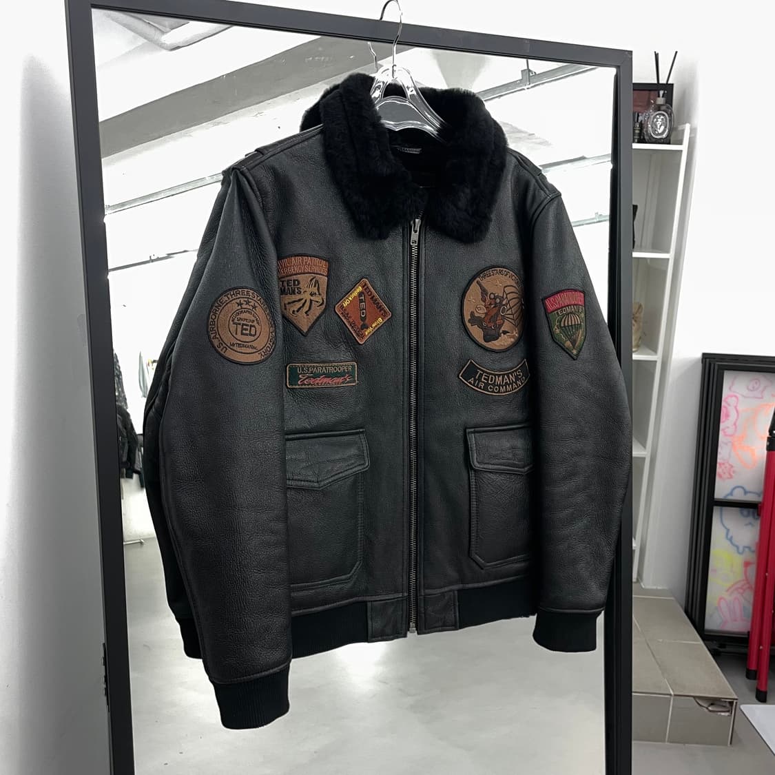 테드컴퍼니 테드맨 리얼레더 G-1 가죽자켓 상품이미지1