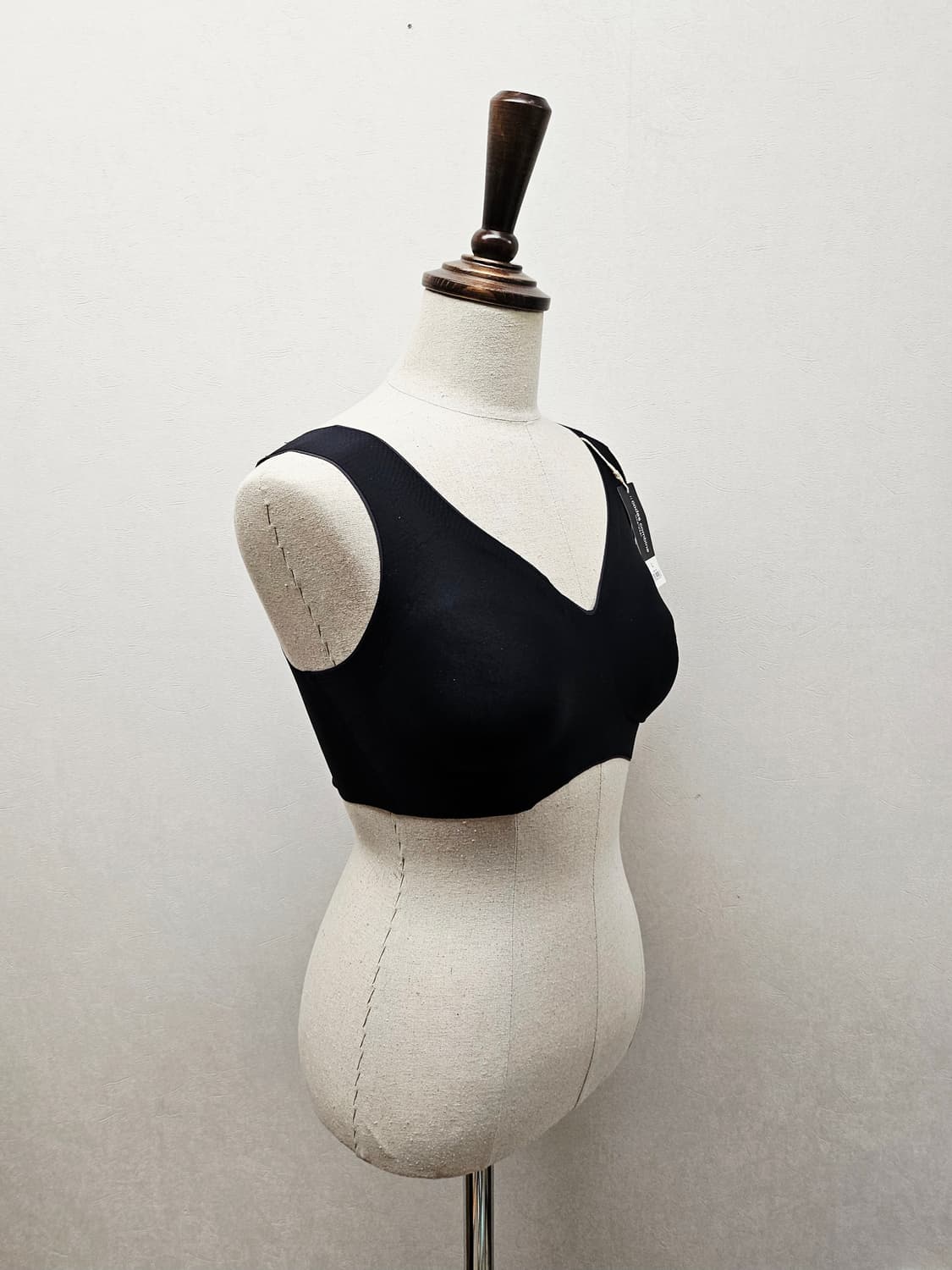 (택달린새상품)코데즈컴바인 BB브라 심리스 브라탑 L 블랙 볼륨패드 상품이미지3