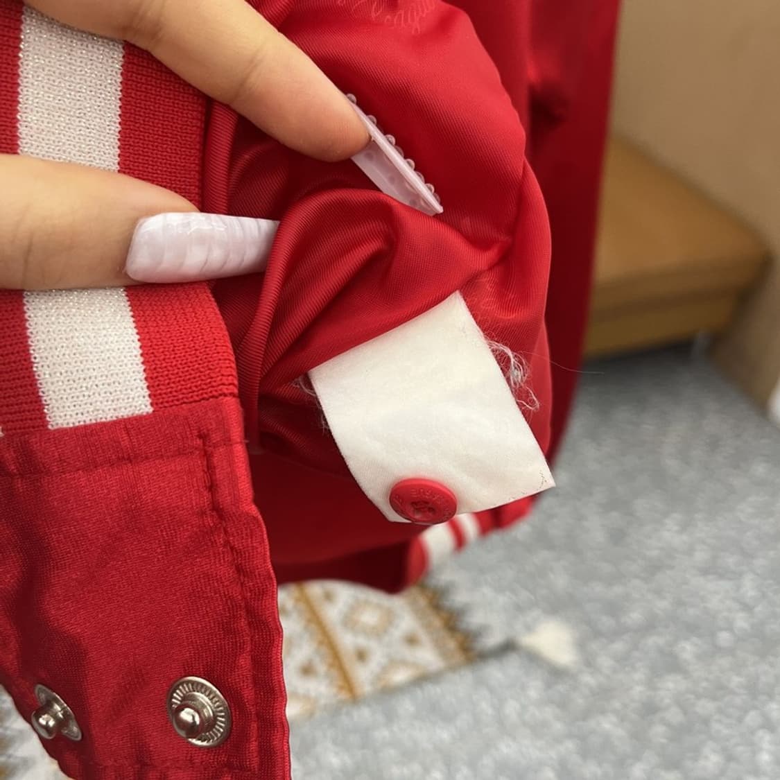 MLB 휴스턴 애스트로스 레트로 펑크 새틴 바시티자켓 95 C10694 상품이미지6