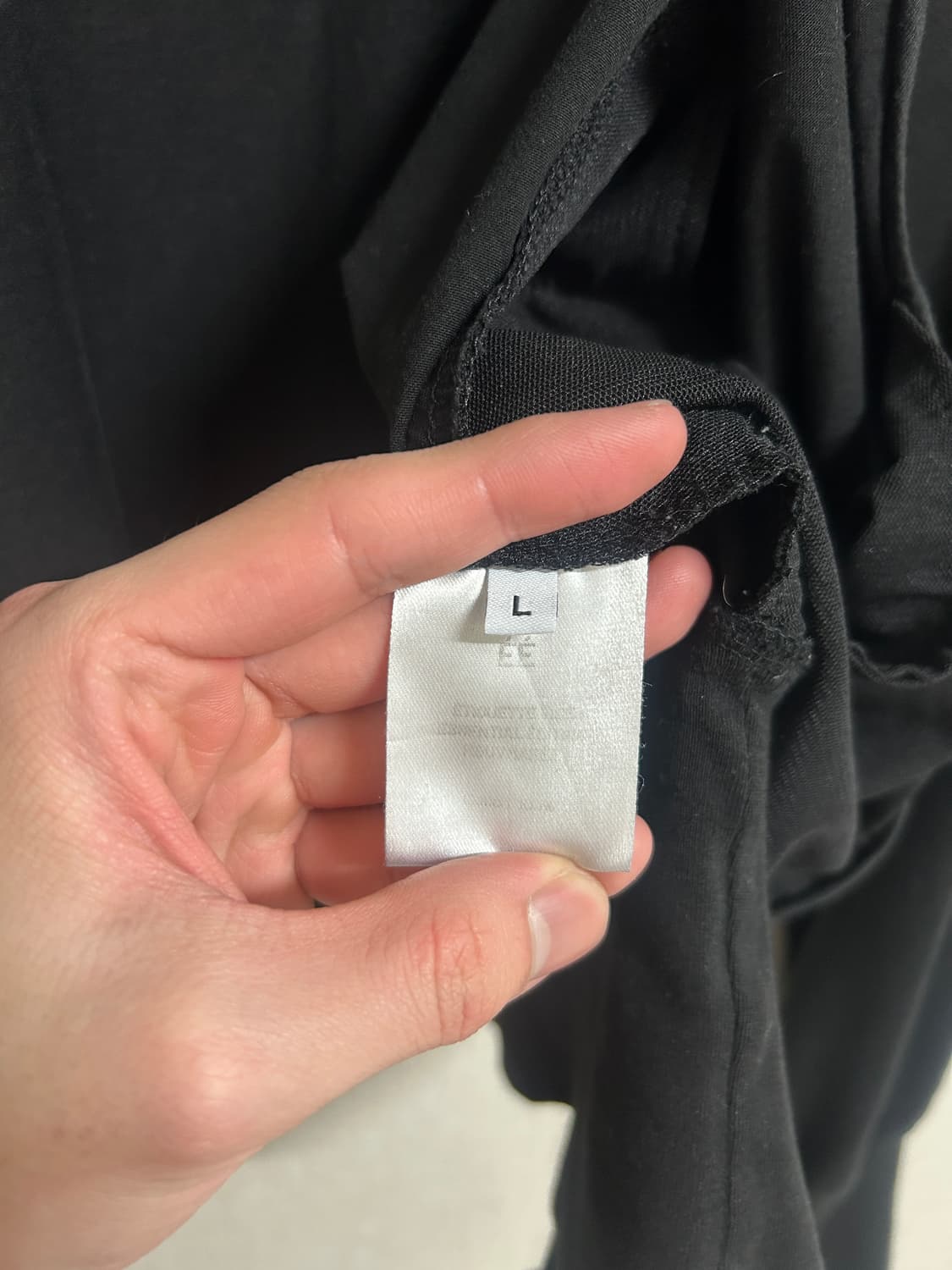 누마레 ee 커브드 후드집업 블랙L 상품이미지4