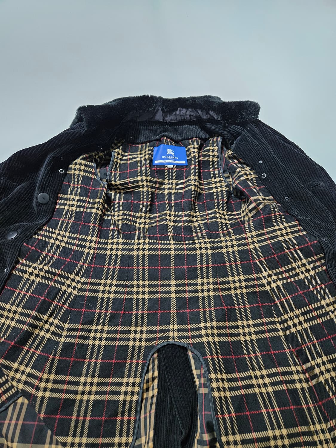 버버리 블루라벨 코듀로이 코트[38] 상품이미지4