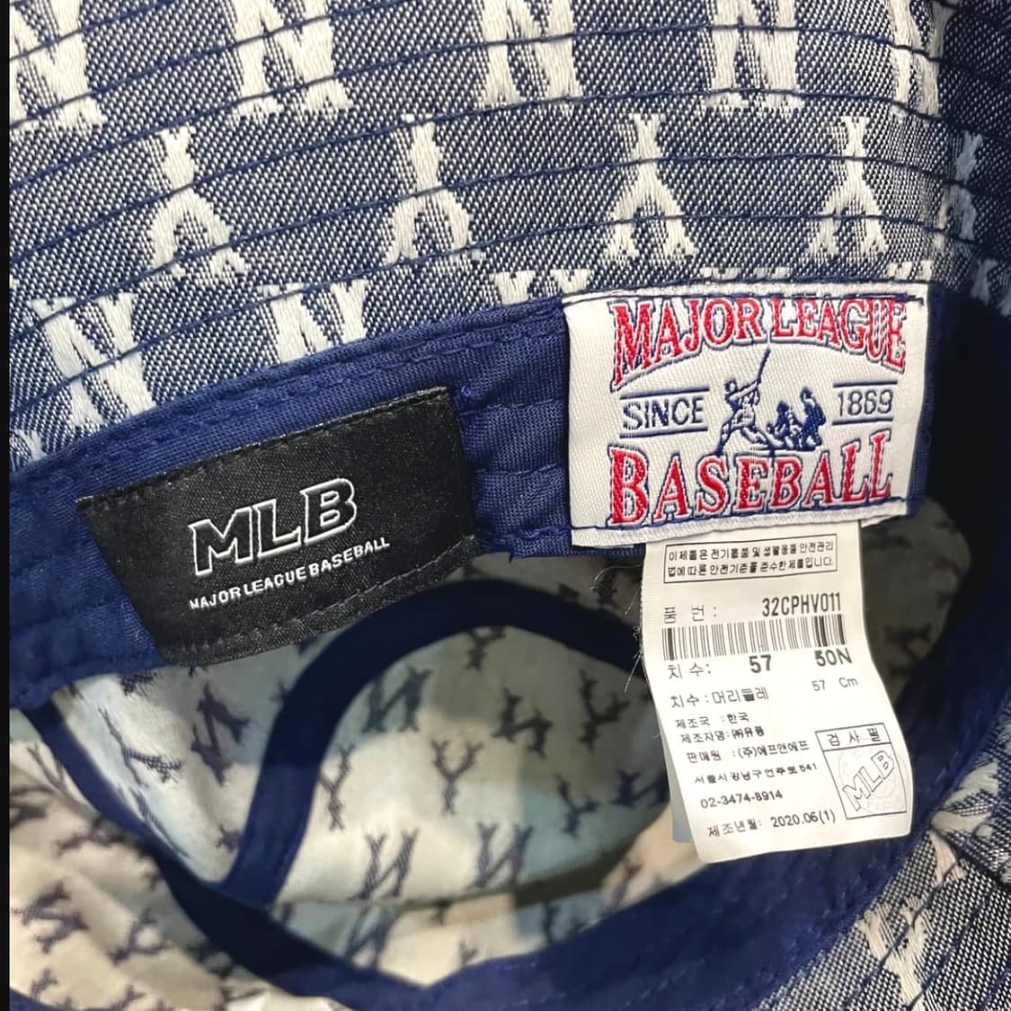 MLB 모노그램 자카드 버킷햇  상품이미지7
