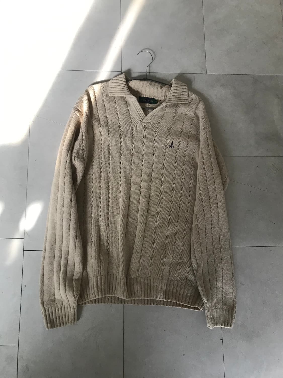 빈폴 베이지 카라 니트 상품이미지8