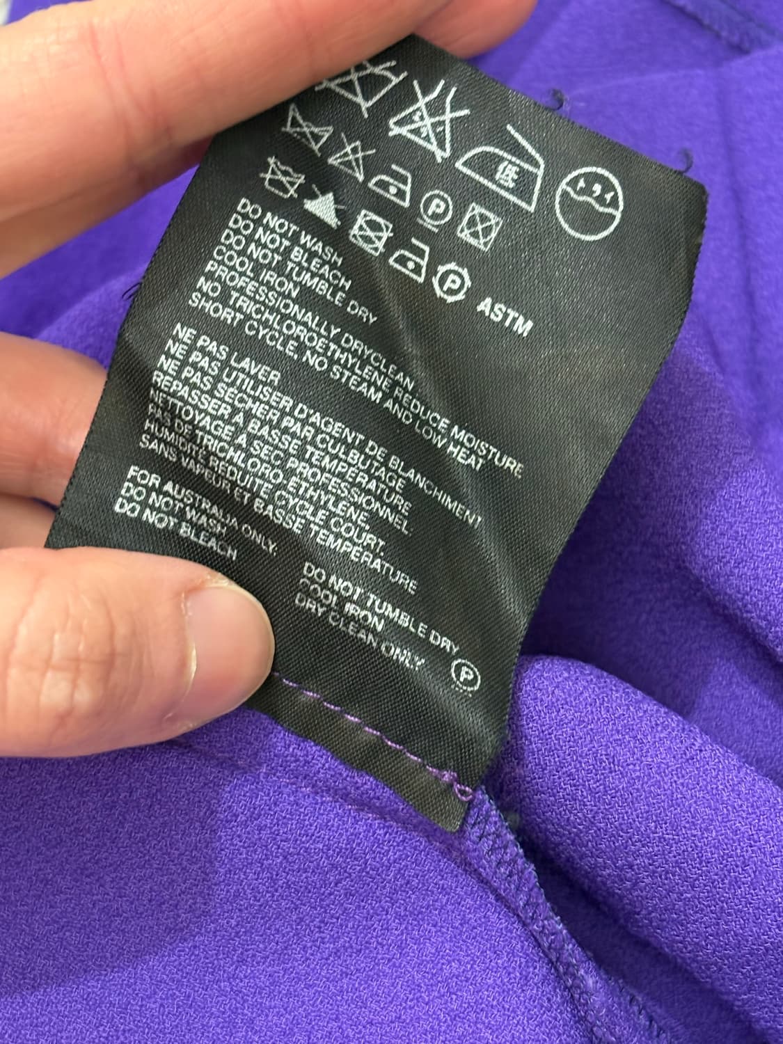 프라다 퍼플 미디 스커트 상품이미지6