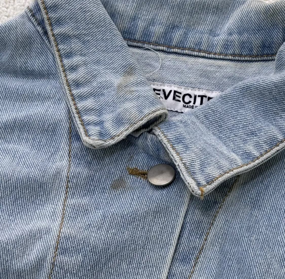 55정도 빈티지 여성 크롭 데님 자켓 0303E 상품이미지3