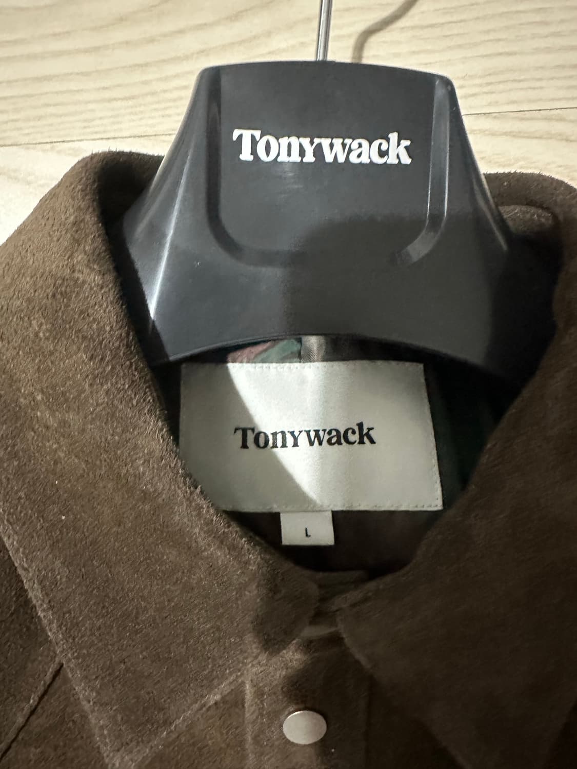 토니웩 크롭 스웨이드 자켓L (셔켓) 상품이미지4