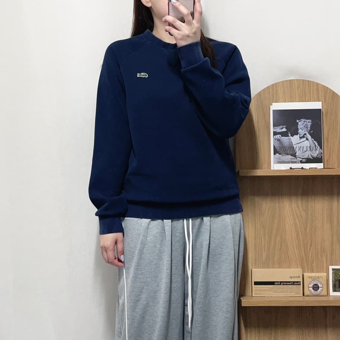 [정품] 라코스테 네이비 맨투맨 [ 34 ] 상품이미지2