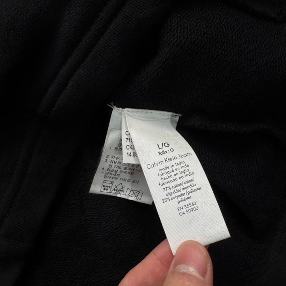 100 켈빈클라인 반집업 새상품 상품이미지4