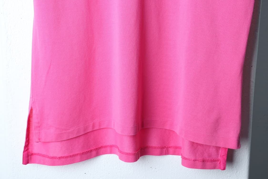 (L-XL) 폴로 랄프로렌 반팔 카라 티셔츠 핑크 무지-H30672 상품이미지4