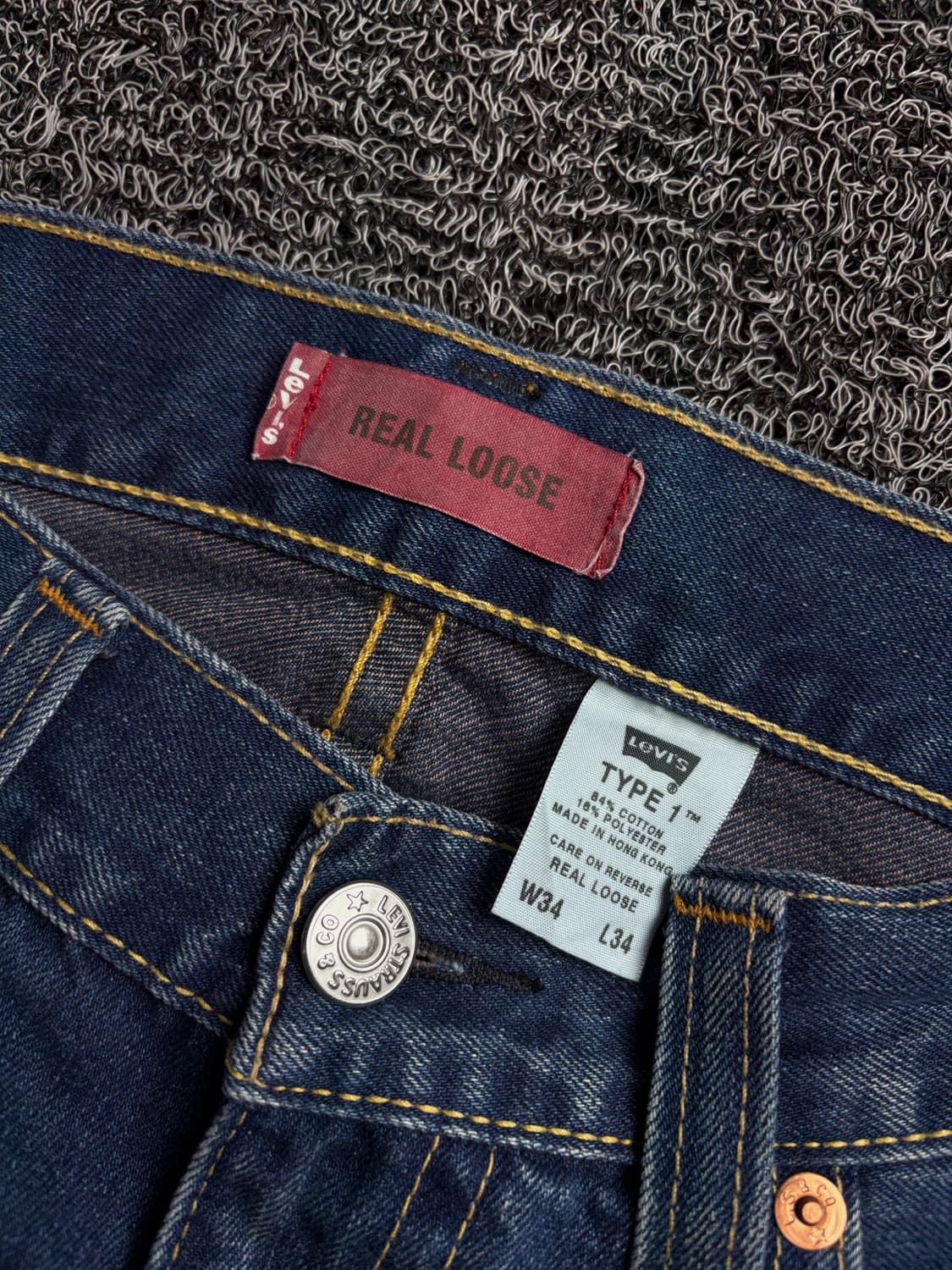 리바이스 Type-1 아이코닉 리얼 루즈 데님 팬츠 1489 상품이미지3