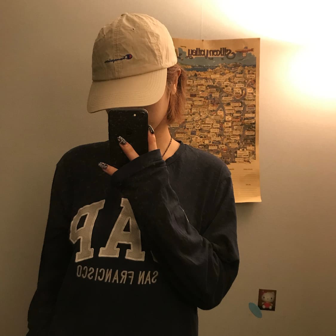 Champion 챔피온 베이지 볼캡 상품이미지3