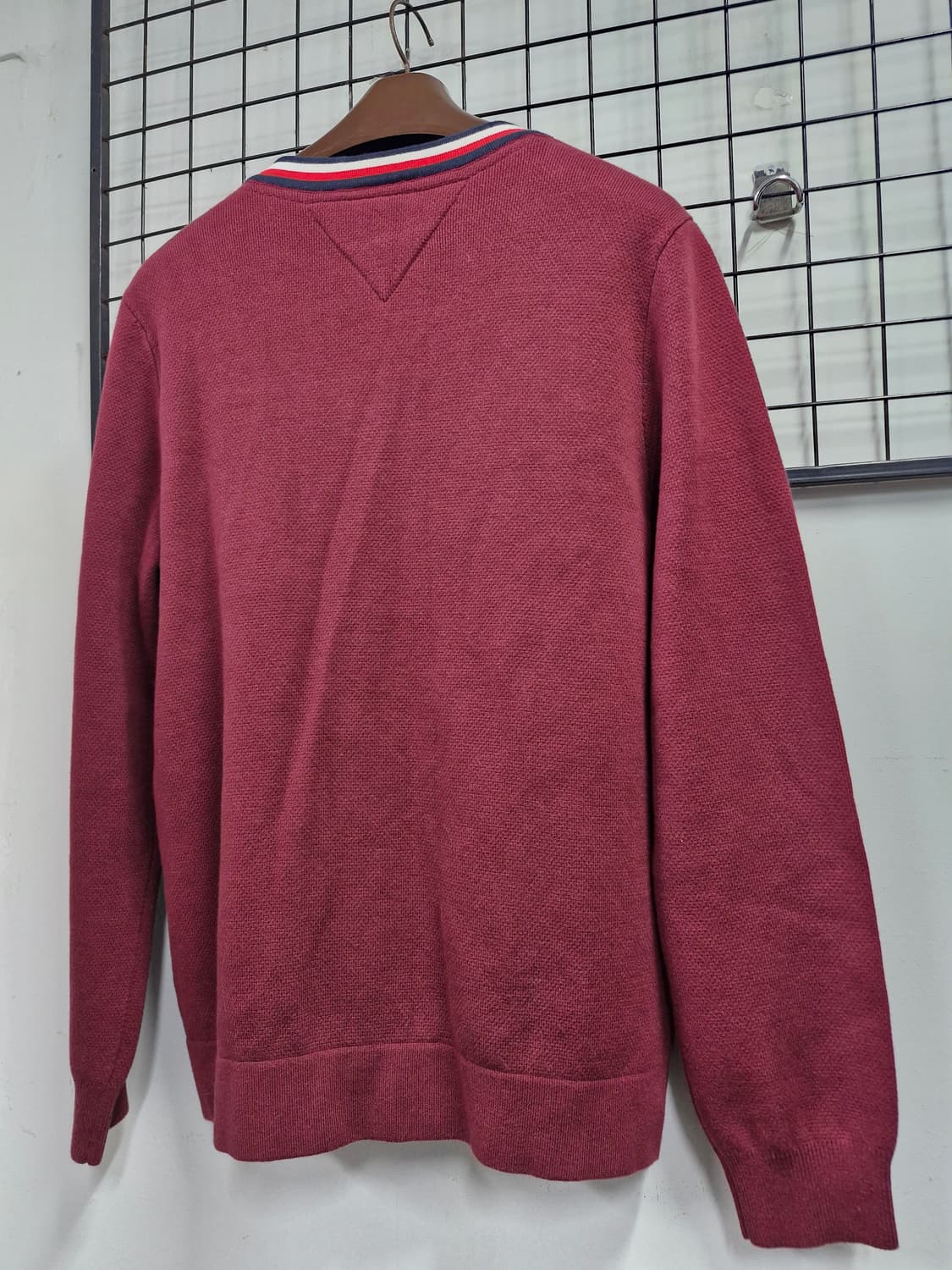 95M 타미힐피거 버건디 가디건. 상품이미지8