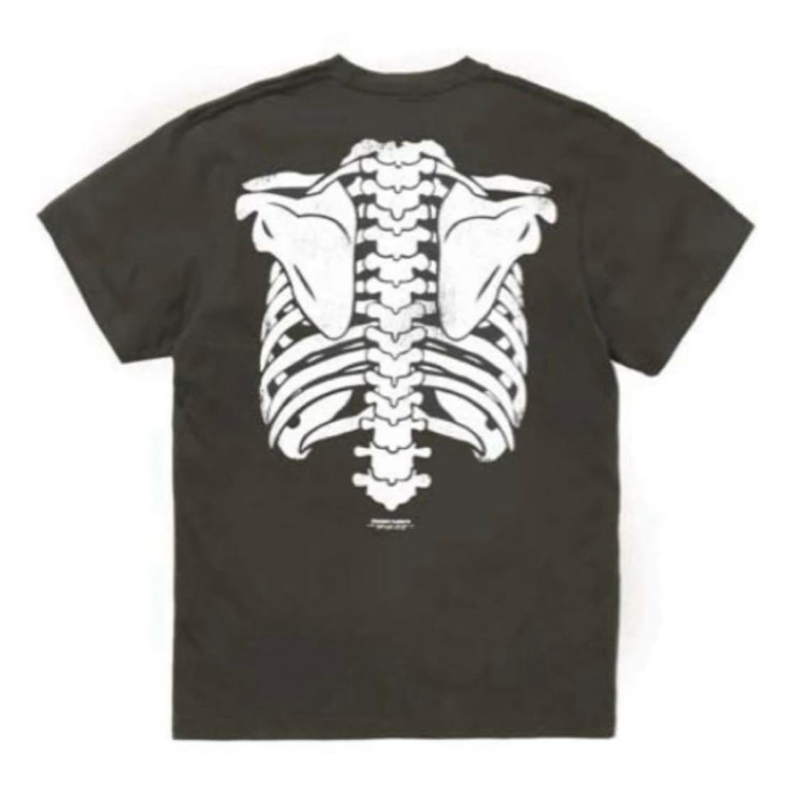 FR2 가먼트다잉 Bone 티셔츠 블랙 상품이미지2