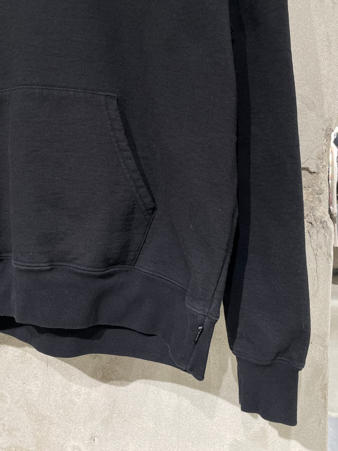 슈프림 블랙 마이크로 로고 후디 상품이미지5