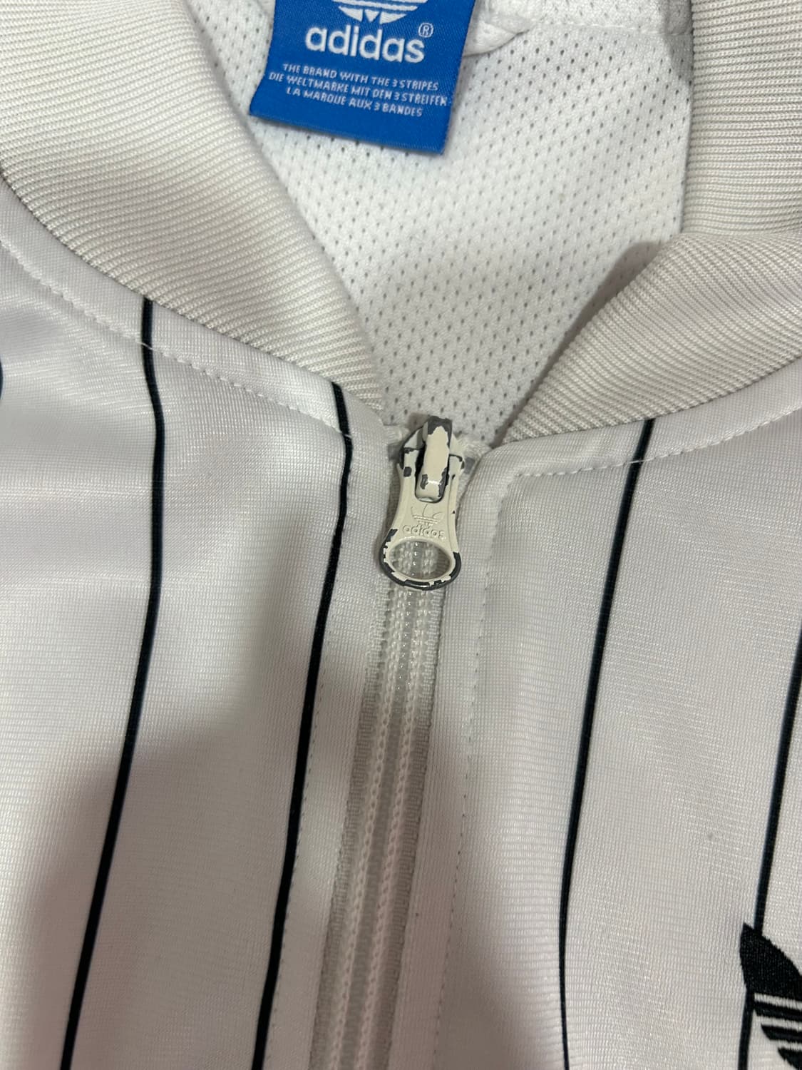 아디다스 흰검 화이트블랙 스트라이프 져지 상품이미지6