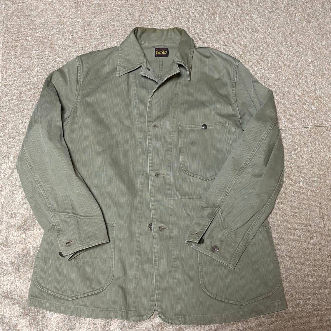 슬랩샷 올리브 워크자켓 상품이미지1