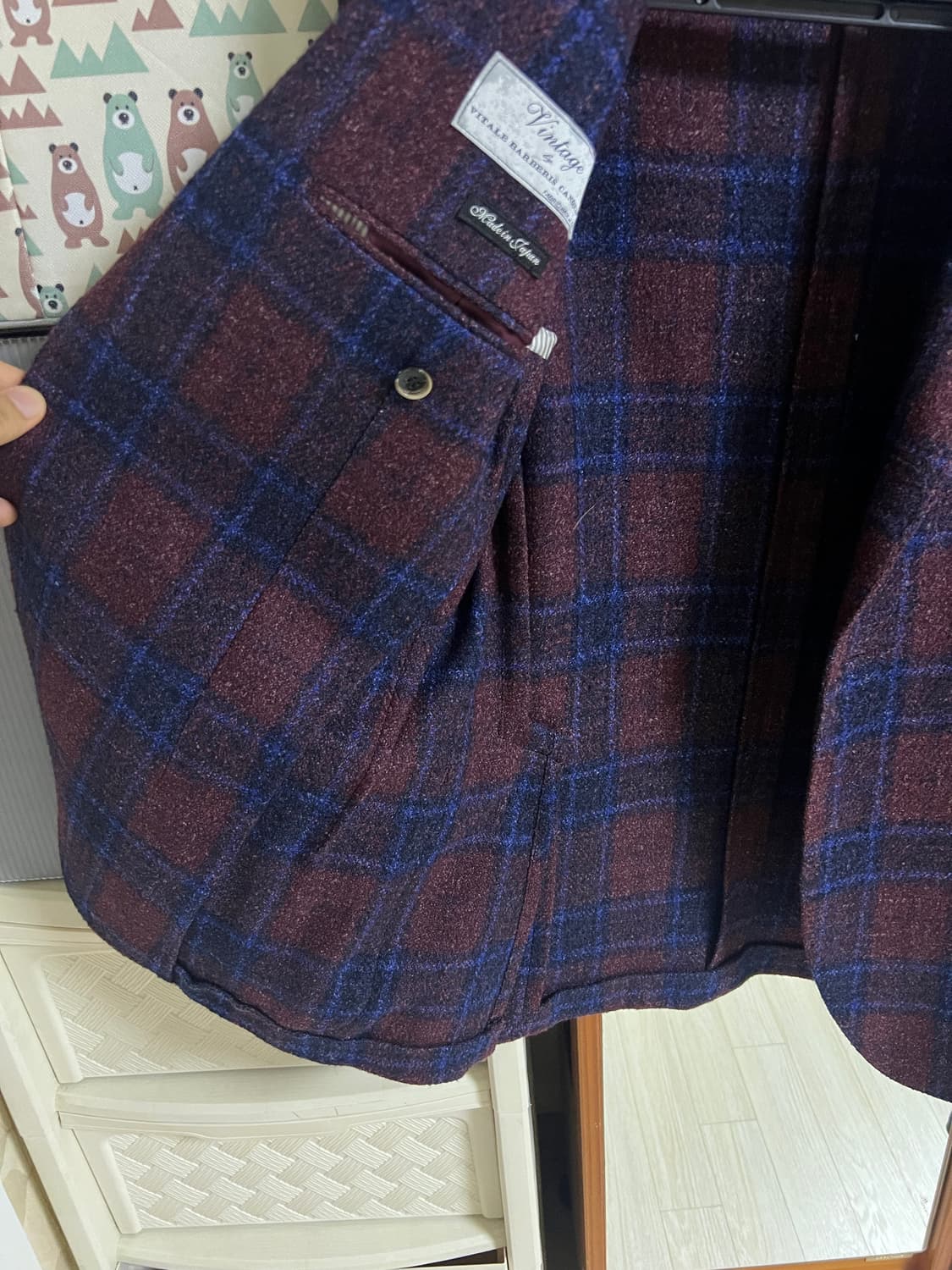 수트서플라이 하바나 울실크 빈티지 까노니코 자켓 상품이미지7