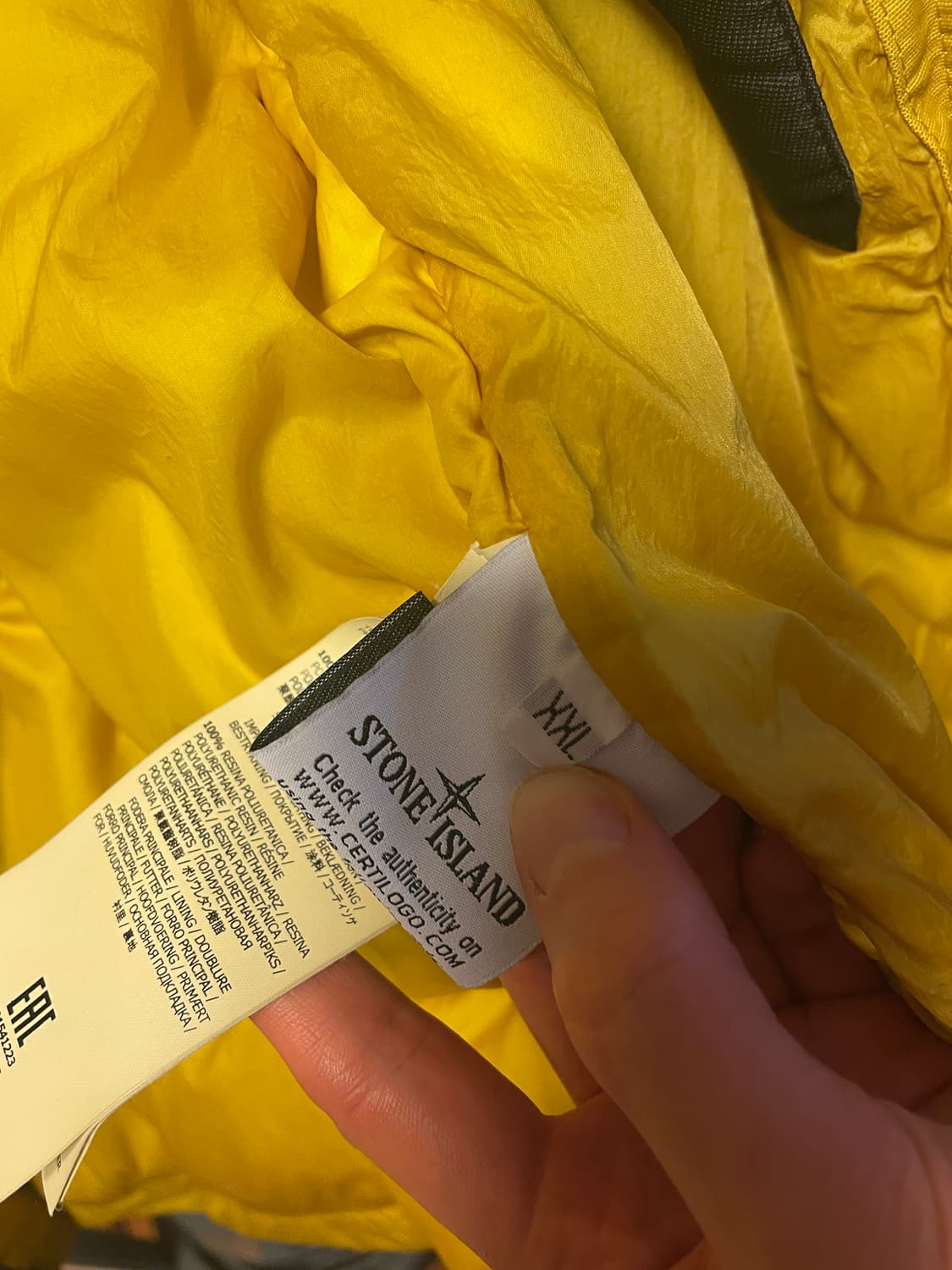 스톤아일랜드 크링클랩스 패딩 상품이미지5