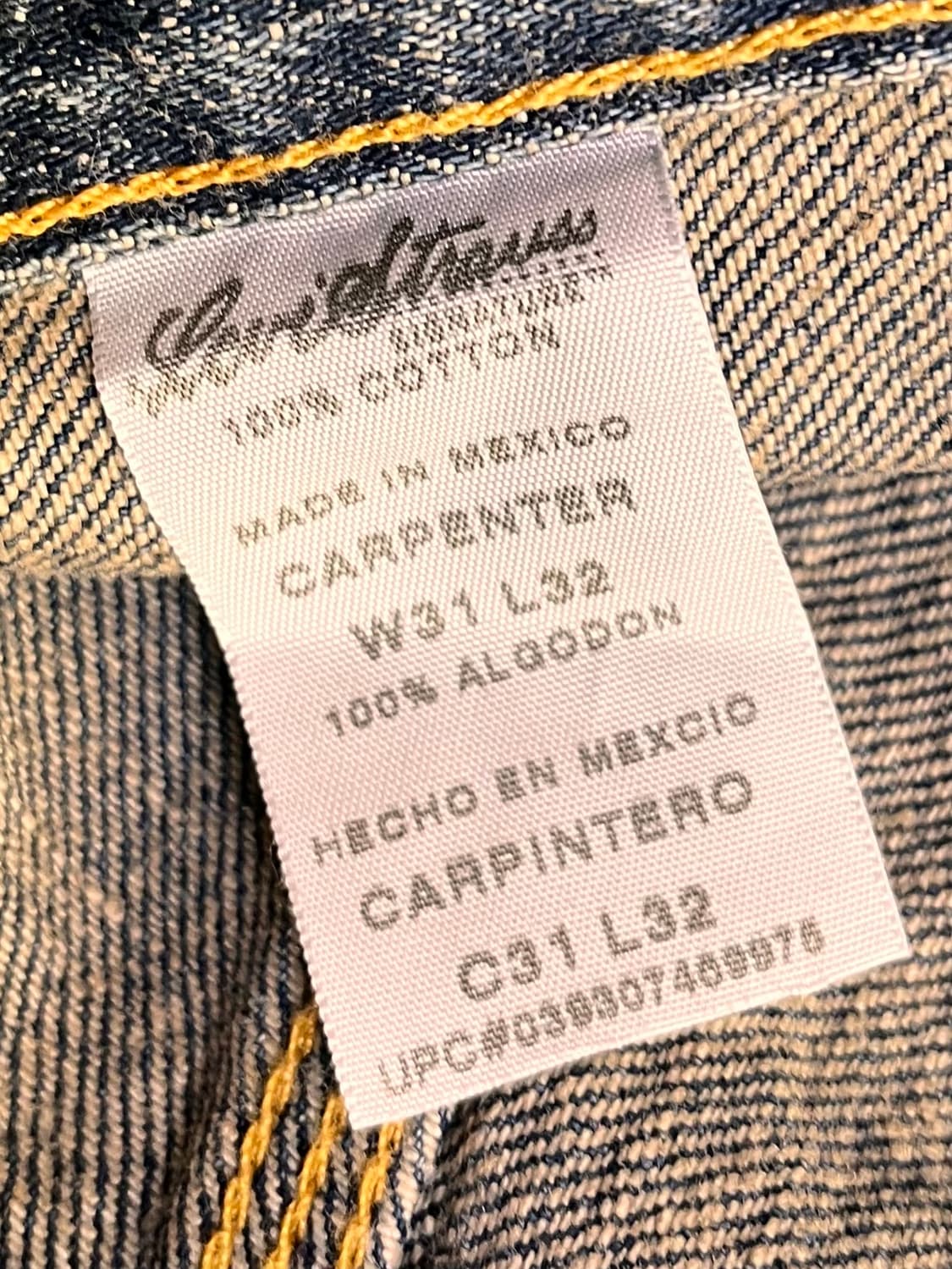 리바이스 시그니처 카펜터 데님팬츠 C31 L32 상품이미지5