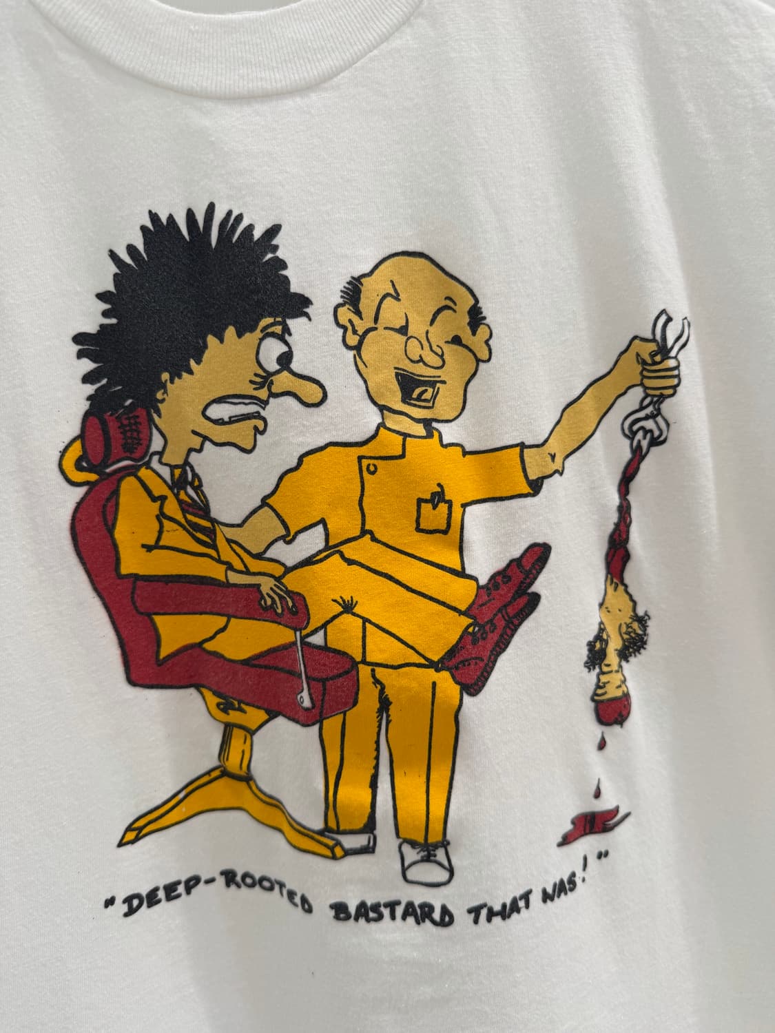 8~90‘s UK 빈티지 티셔츠 블랙유머 상품이미지2