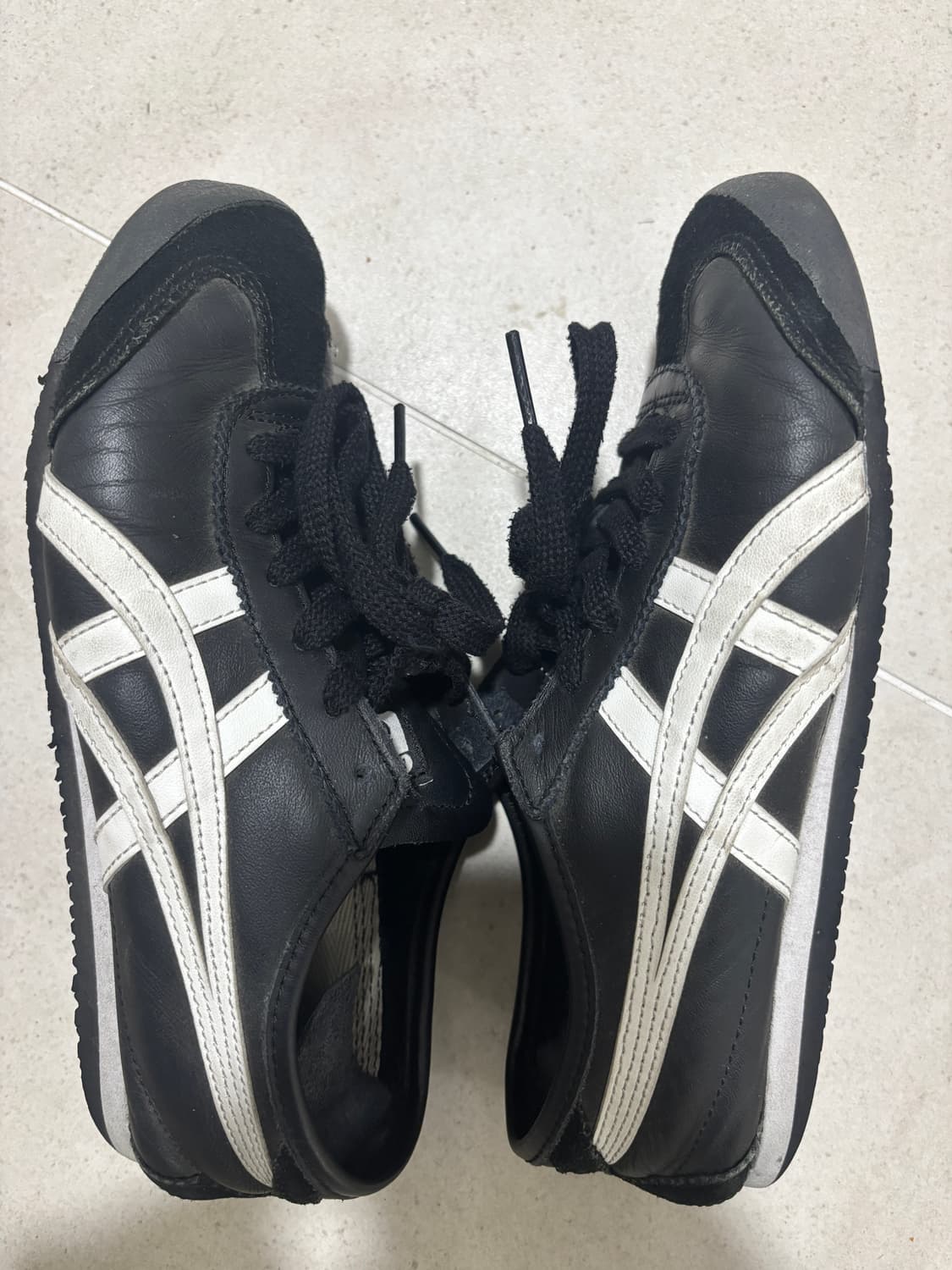 오니츠카 타이거 멕시코 66 블랙화이트 230 상품이미지4