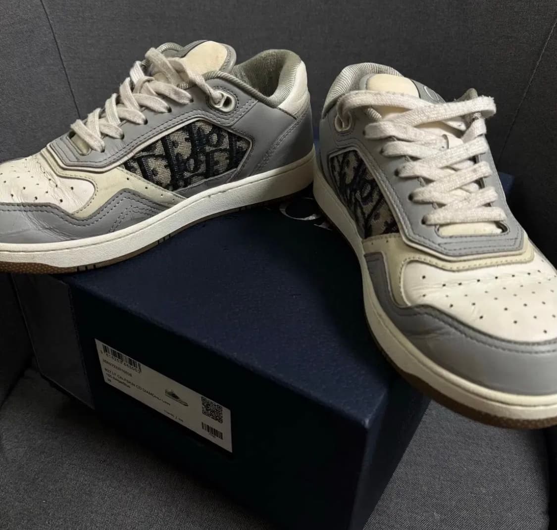 240 디올 스니커즈 B27 로우탑 운동화 상품이미지5