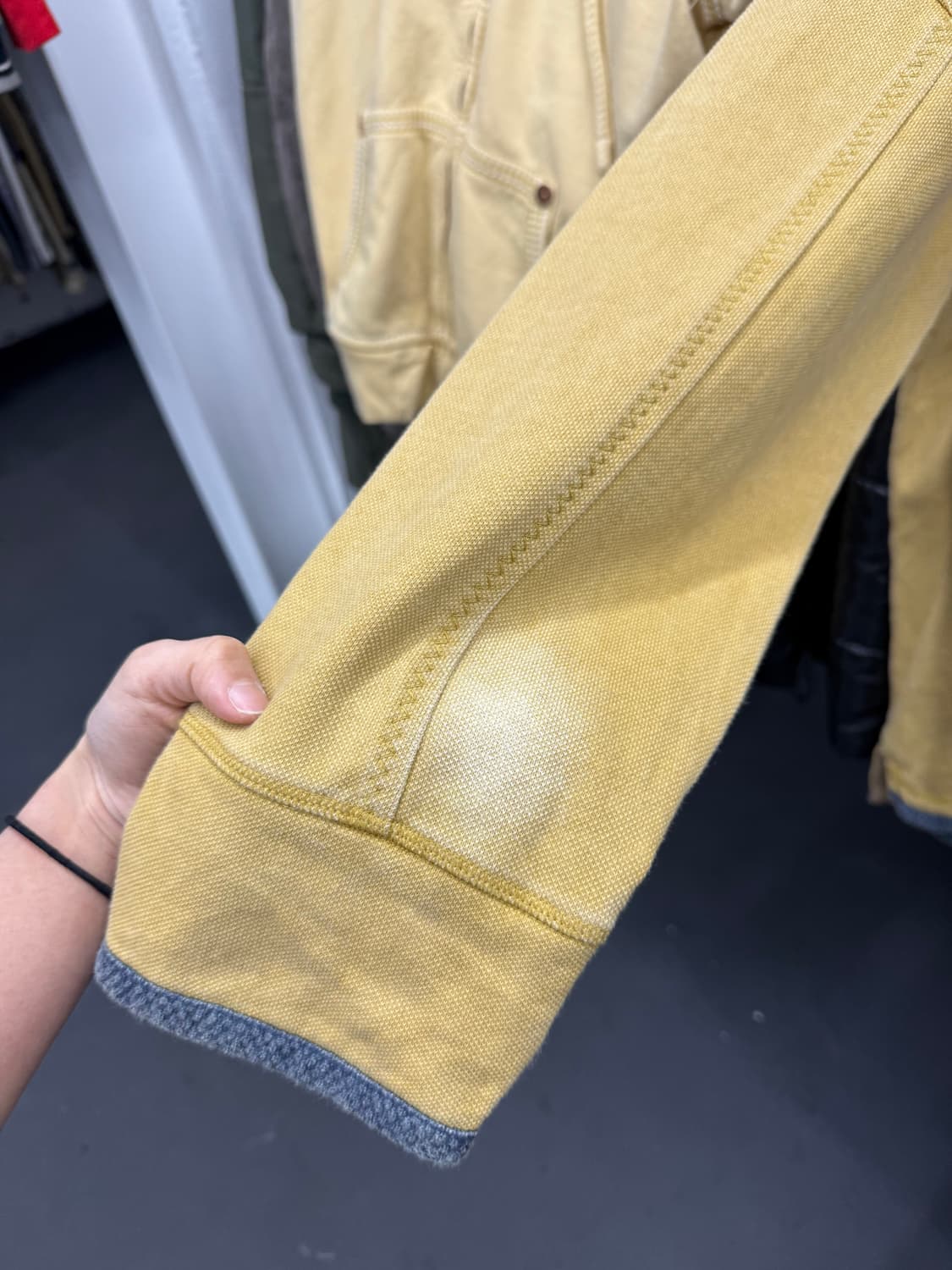 VTG 코튼 데님 넥 오버핏 롱슬리브 상품이미지5