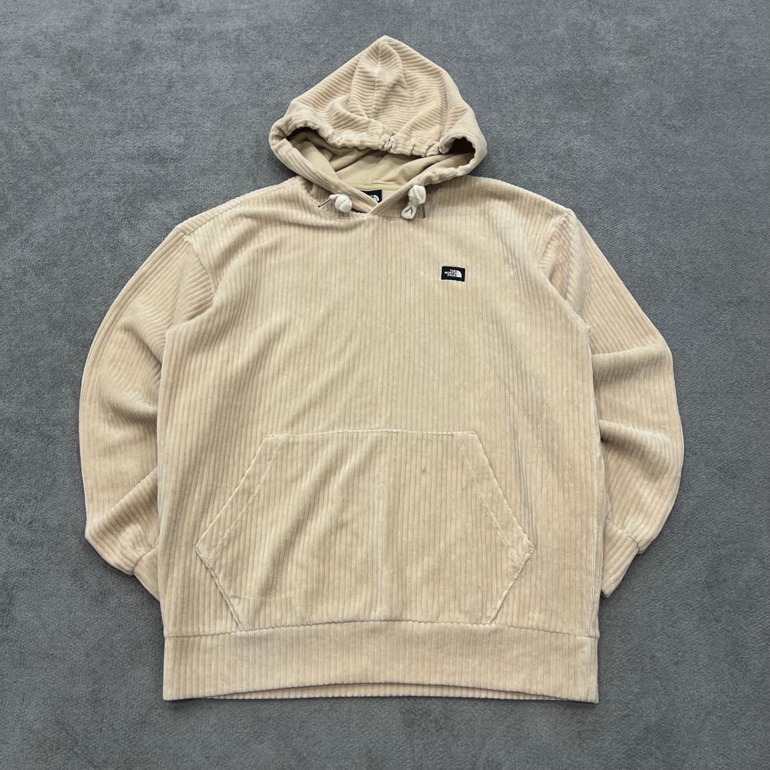 S 노스페이스 코듀로이 베이지 후드티 상품이미지1