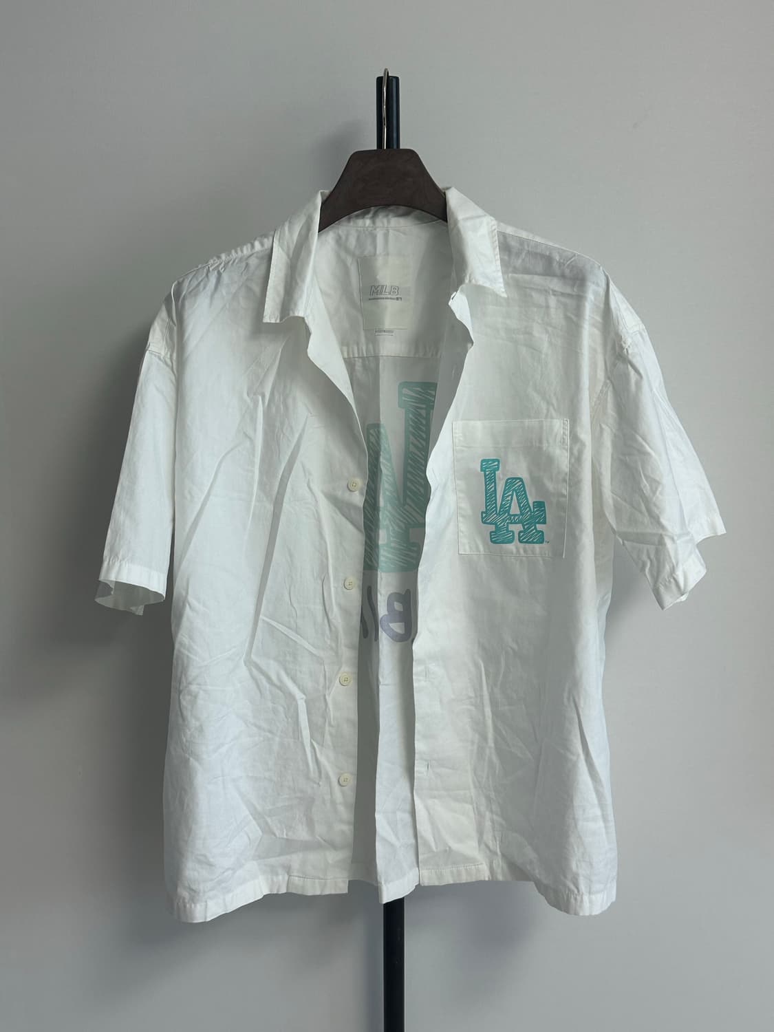 MLB LIKE LA다저스 반팔 셔츠 화이트 상품이미지1