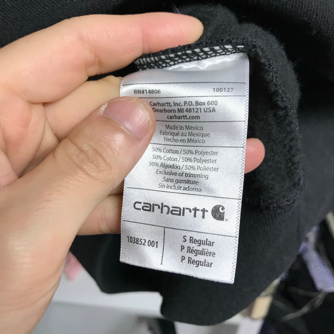 칼하트 라운드 스웻셔츠 상품이미지4