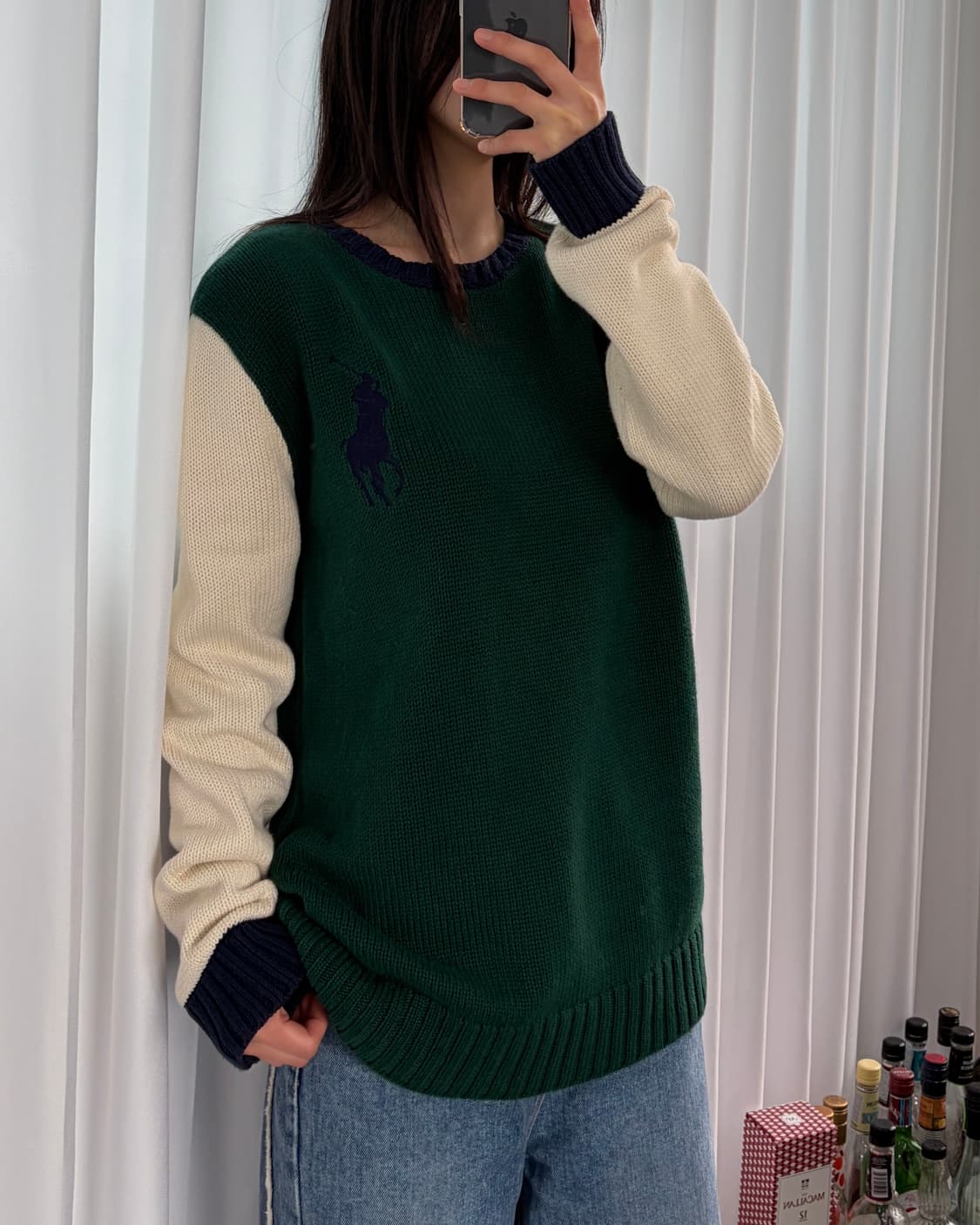 [M-L]폴로 랄프로렌 빅포니 치프키프 코튼 니트 상품이미지2