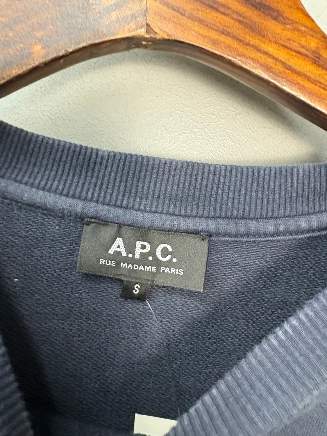 아페쎄 루마담자수로고 맨투맨 A3033 상품이미지5