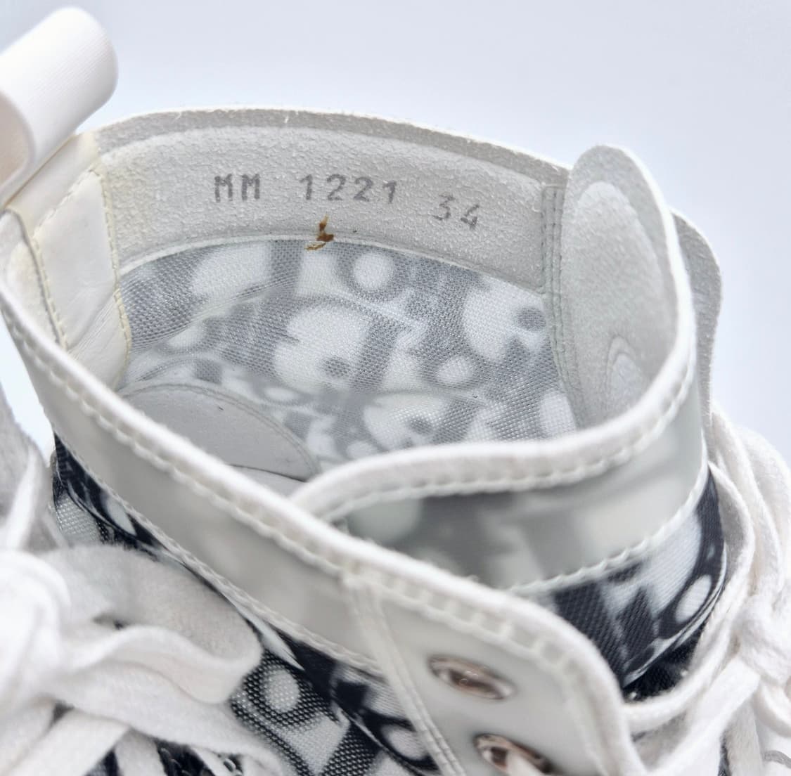 크리스찬 디올 하이탑 스니커즈 (사이즈34) 상품이미지8