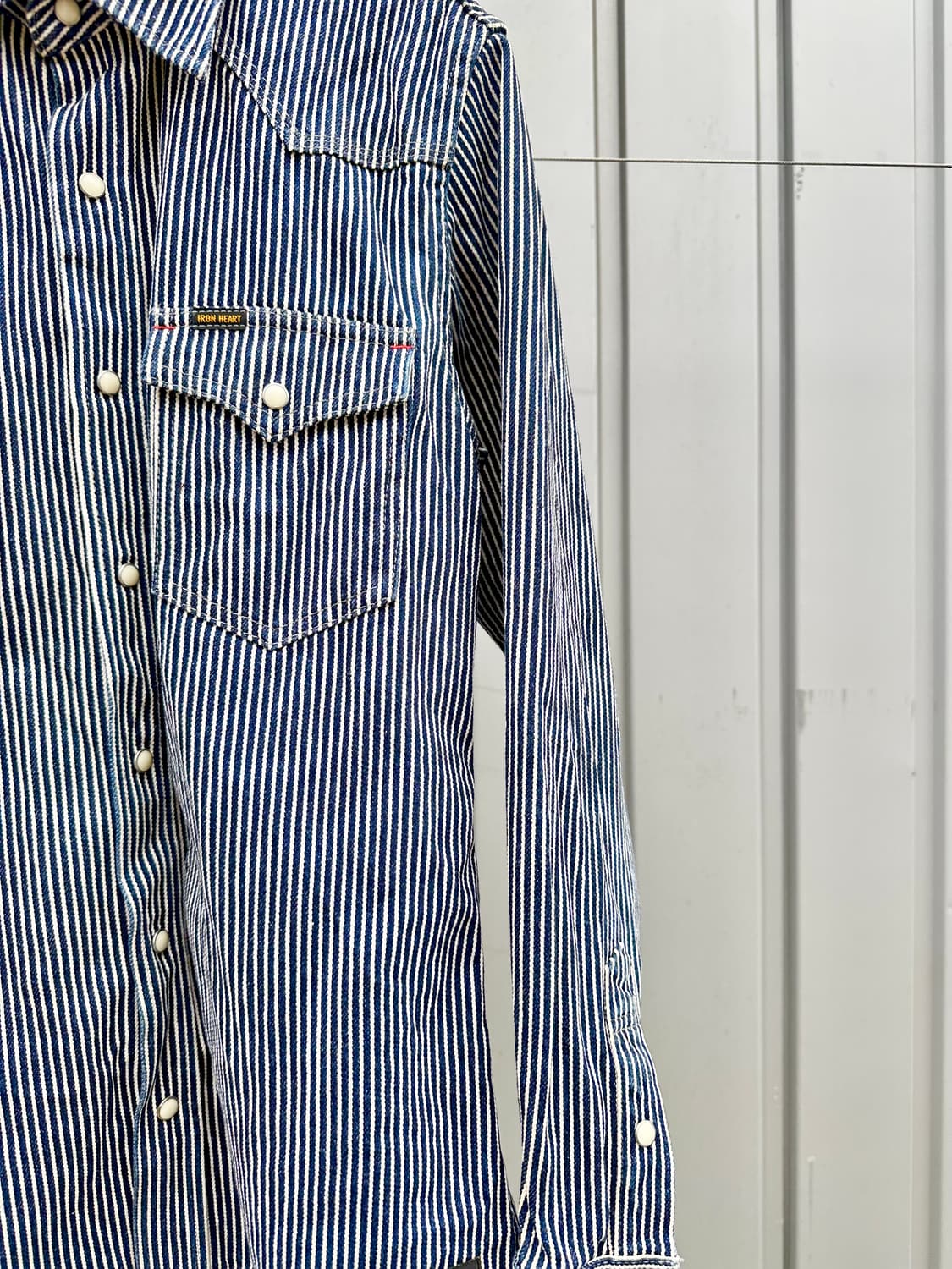 아이언하트  히코리 스트라이프 웨스턴셔츠 상품이미지4