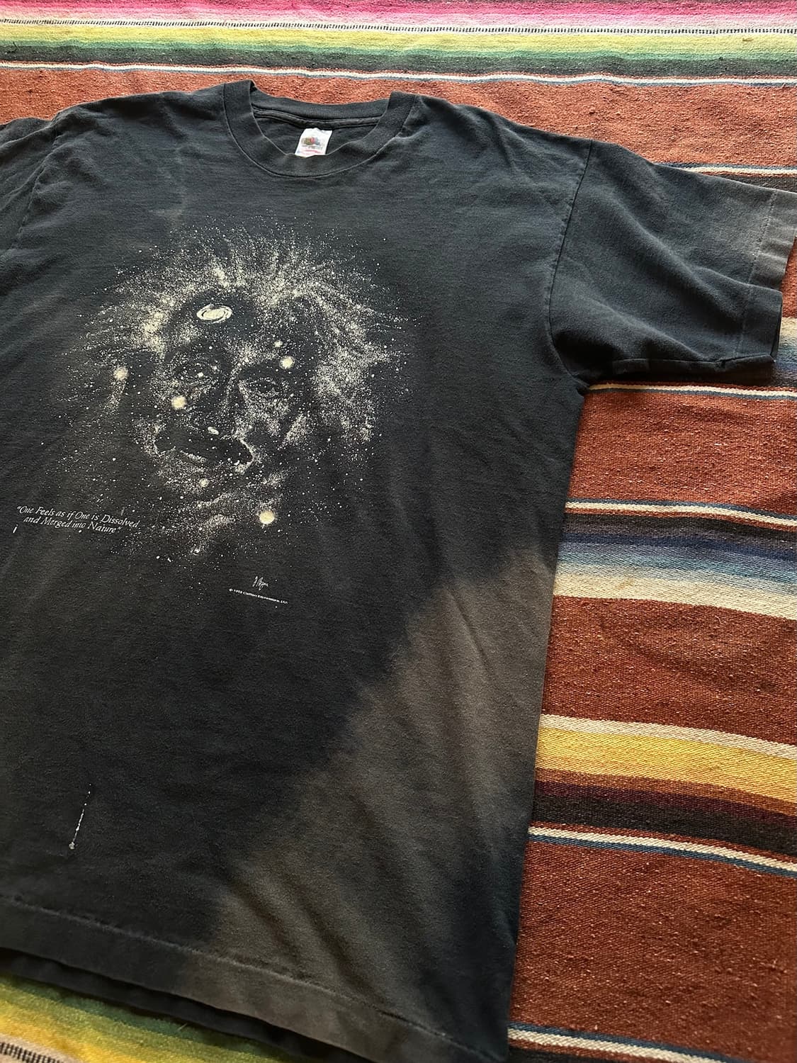 90s USA 빈티지 알버트 아인슈타인 반팔 티셔츠 상품이미지2