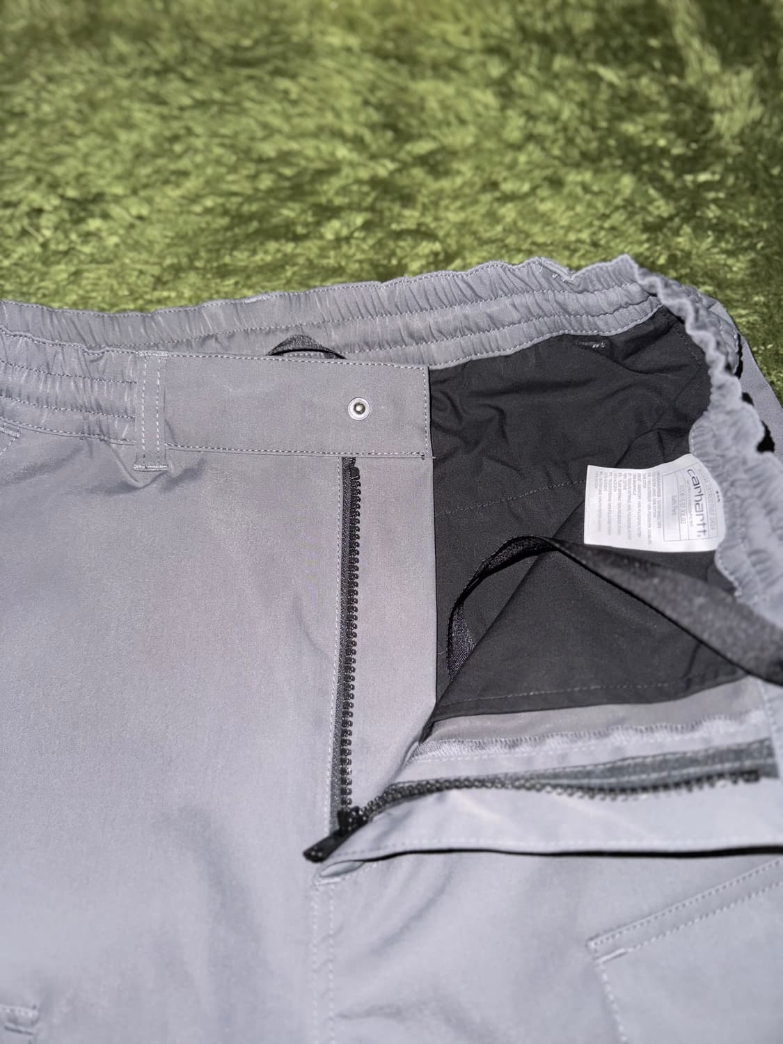 [S] 칼하트 WIP 리플렉티브 로고 카고 발토 팬츠 그레이 상품이미지3