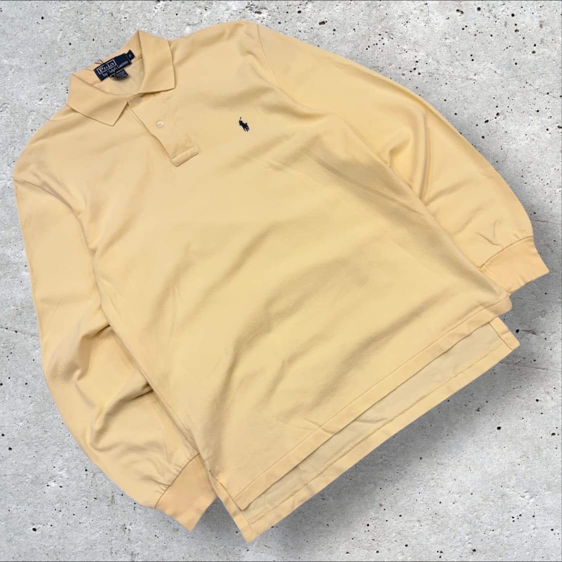 [S] 폴로 랄프로렌 옐로우 긴팔 카라티 C29 상품이미지1