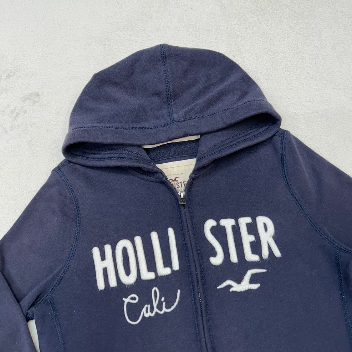 Hollister navy hood zip-up 상품이미지5