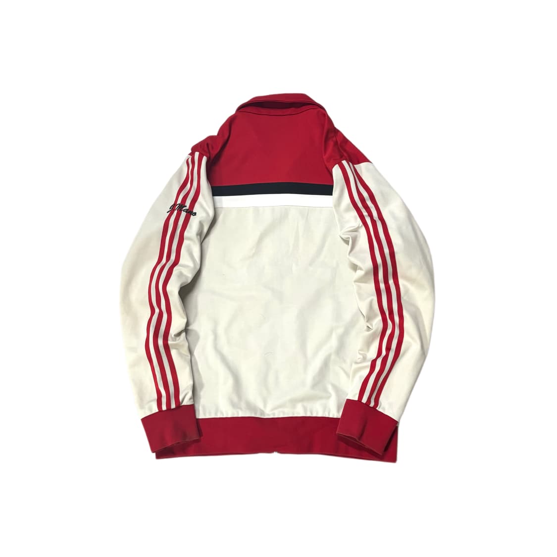 M 아디다스 베켄바우어 져지 크림 베이지 레드 상품이미지4