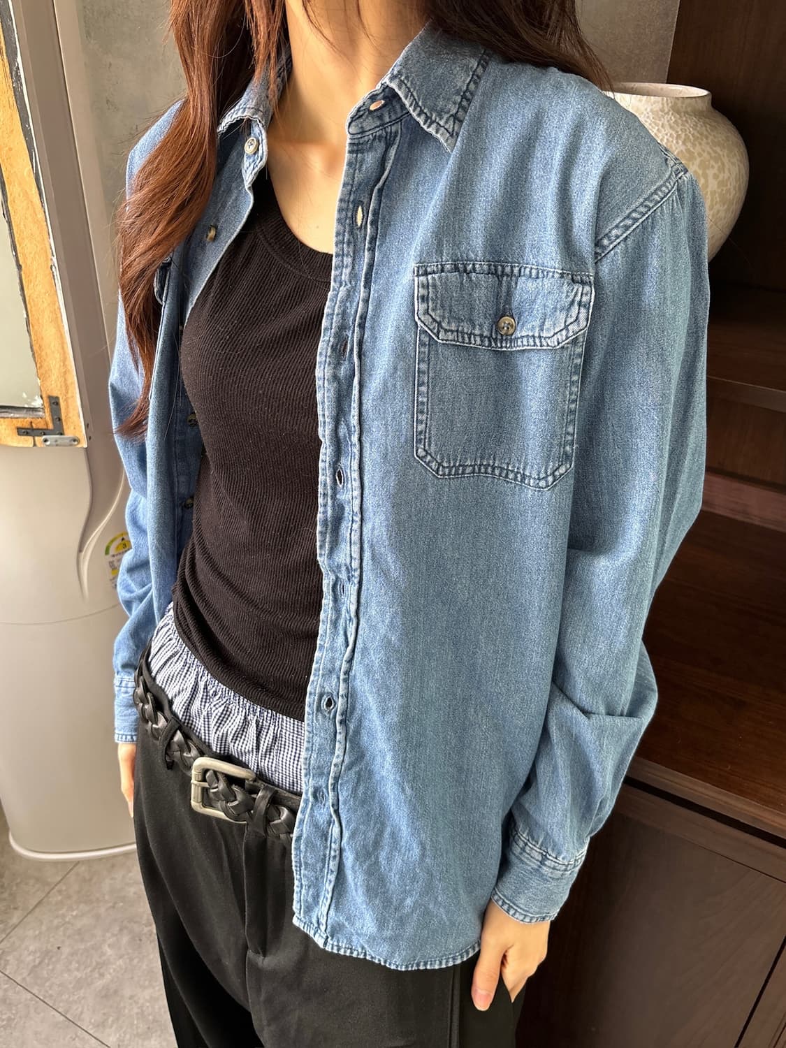 WRANGLER 데님 셔츠 상품이미지2