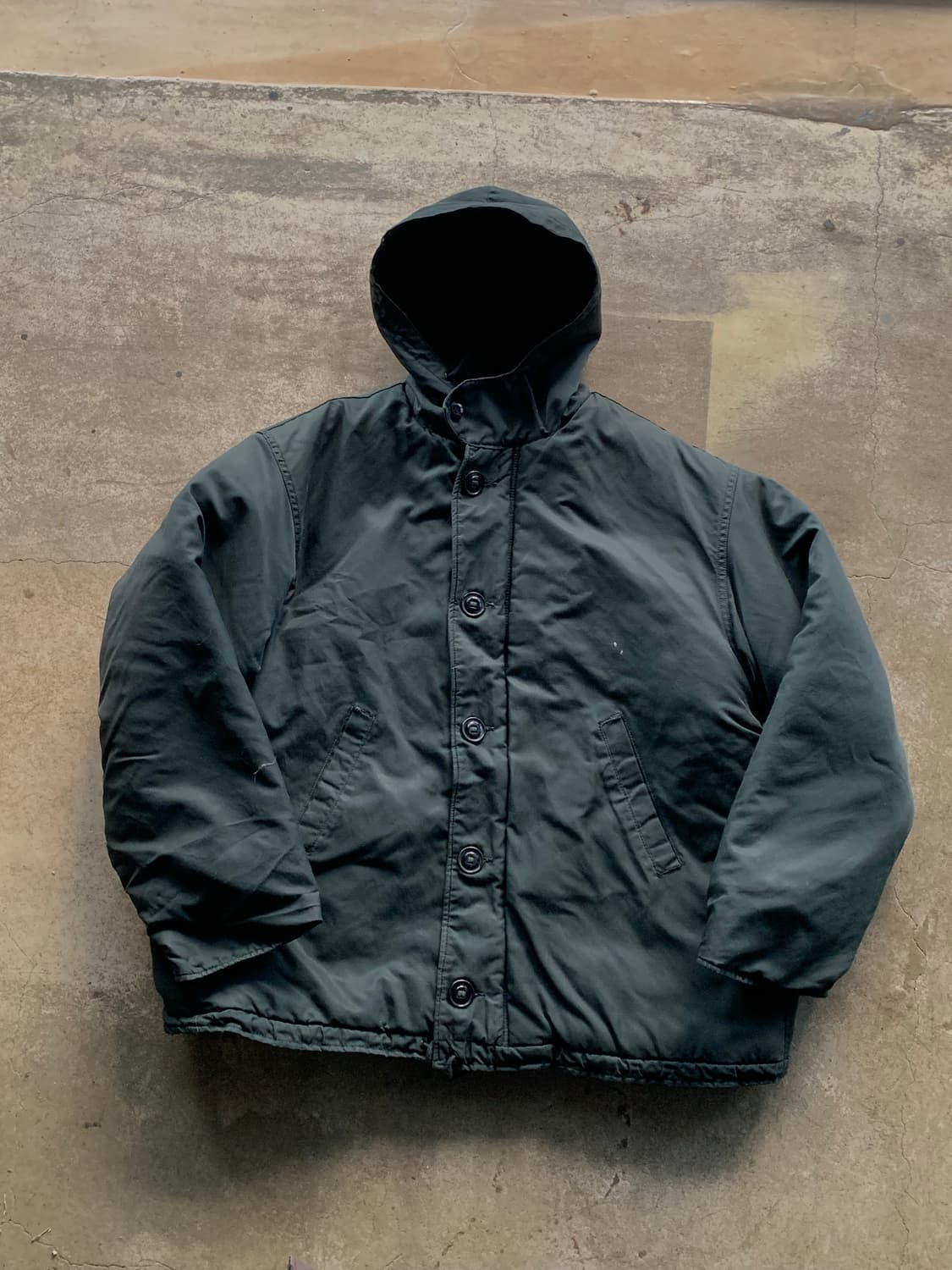 80s 로얄 캐네디언 네이비 콜드 웨더 파카 (롱/엑스라지) 상품이미지1