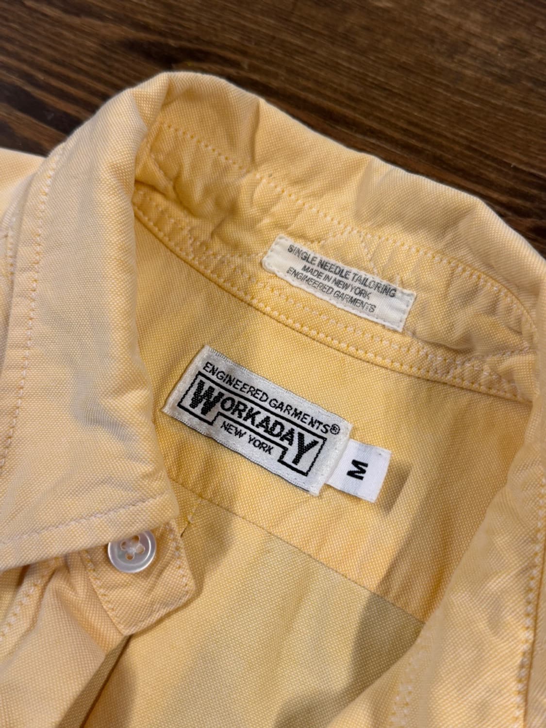 엔지니어드 가먼츠 버튼다운 셔츠 슬림100 상품이미지9