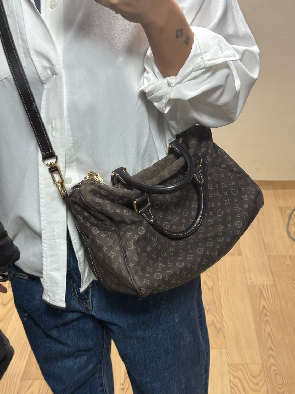 루이비통 이딜/미니린 캔버스 빈티지 상품이미지9