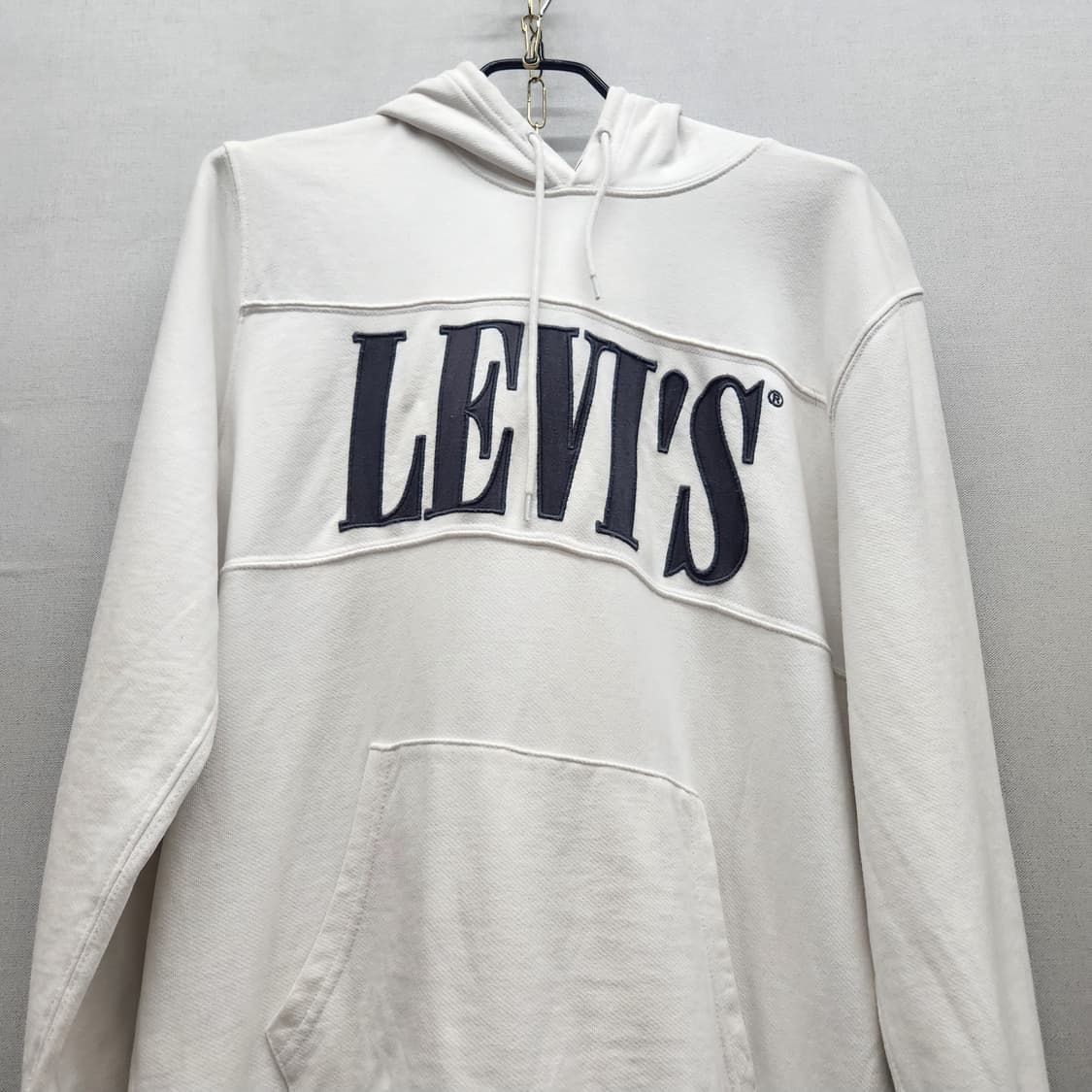 리바이스 빅로고 자수 후드티 M(L) 상품이미지2