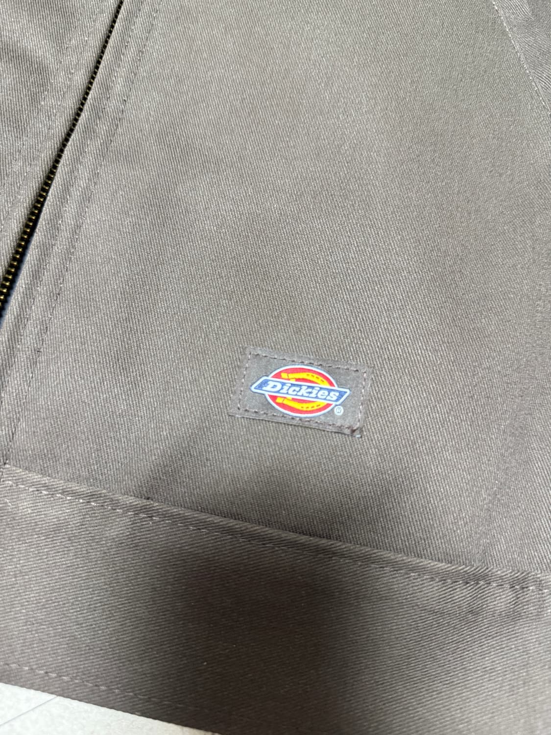 디키즈 아이젠하워 퀼팅 자켓 브라운 레귤러핏 라지 상품이미지4