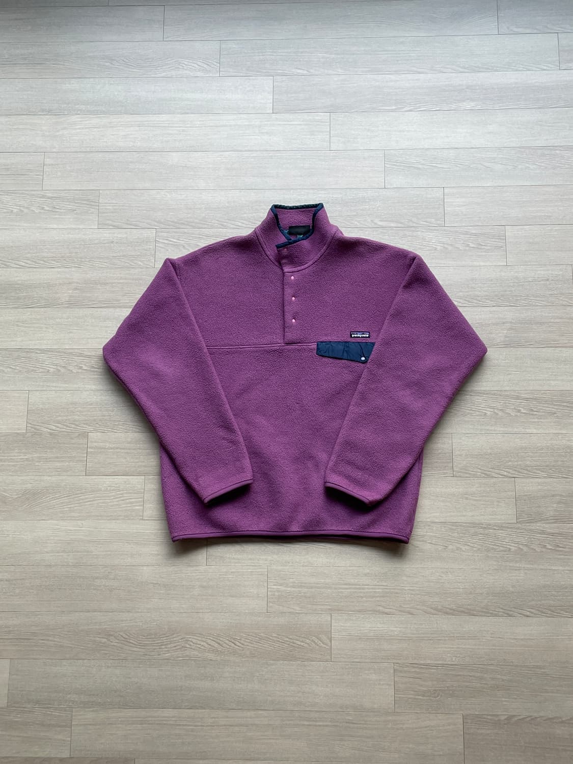 90s 파타고니아 신칠라 스노우리스 퍼플 블루 눈없산 빈티지 상품이미지1