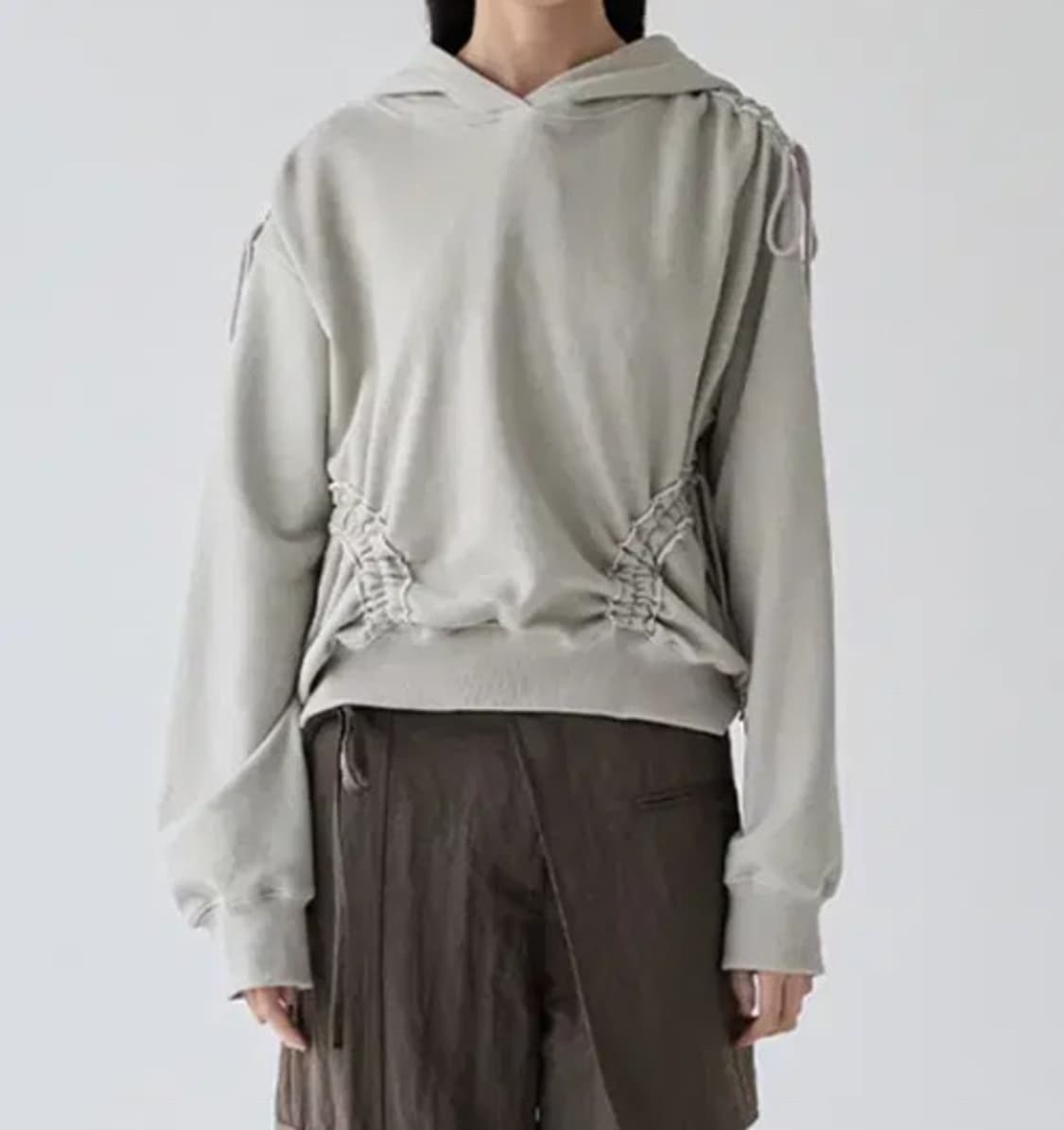 생긴 스튜디오 셔링 로프 후디 상품이미지2