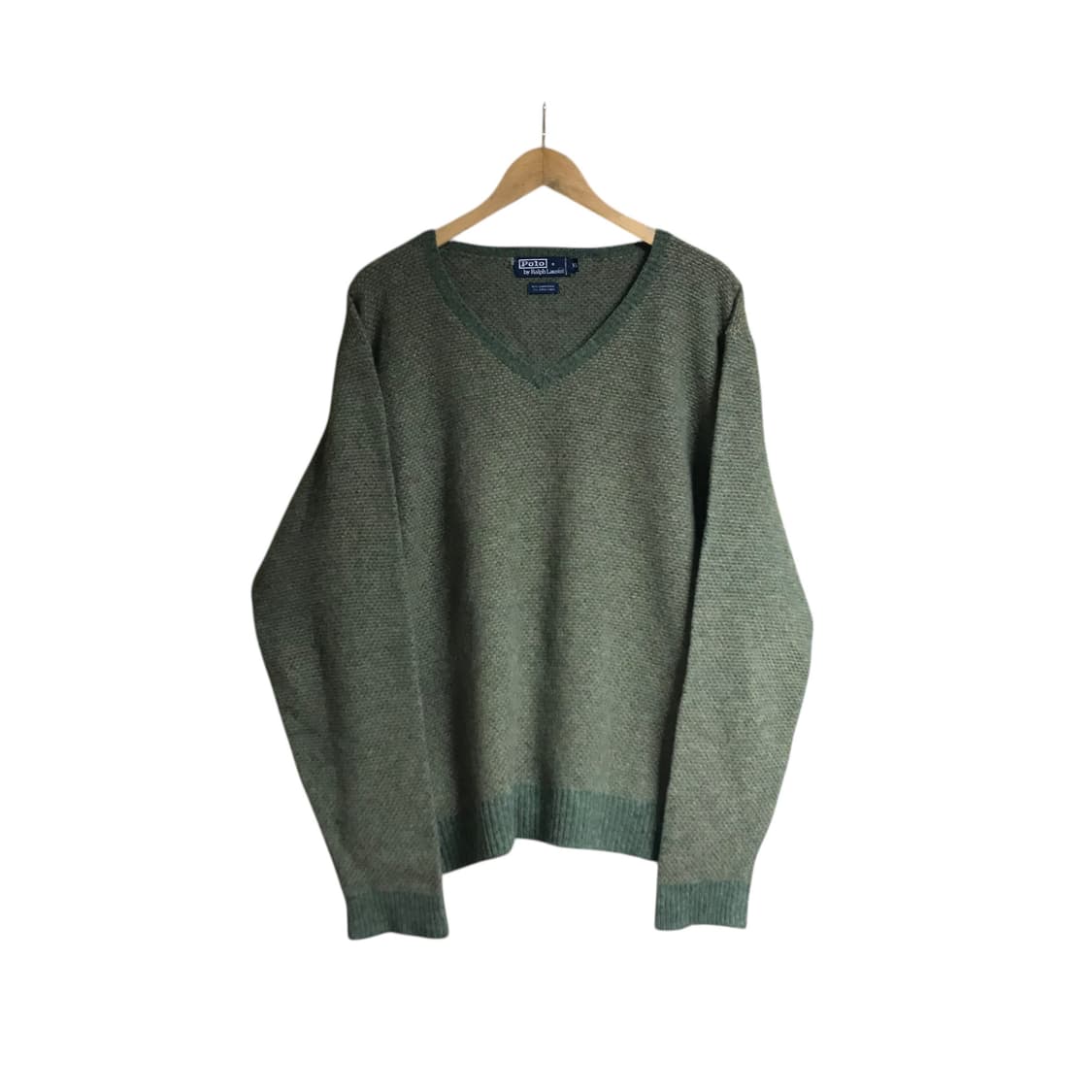 폴로 랄프로렌 90s 홍콩판 세이지그린 니트 상품이미지2
