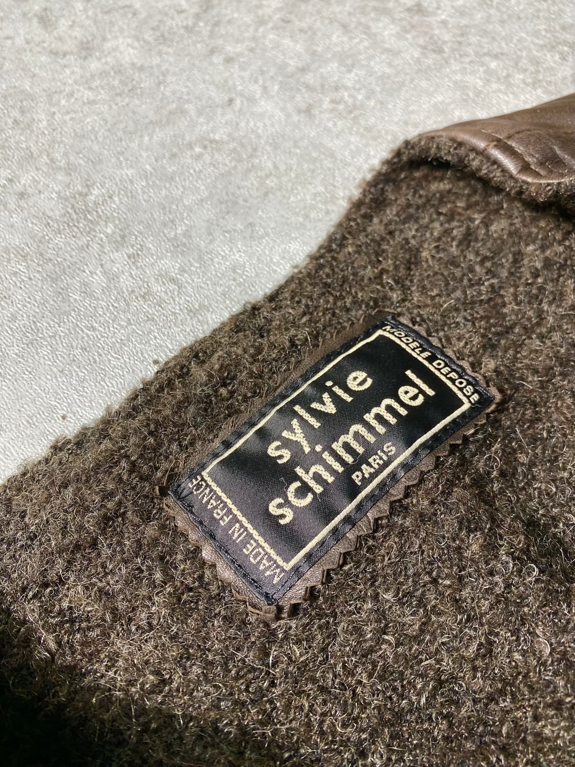 [38] 90s Sylvie Schimmel 양가죽 레더 자켓 상품이미지7